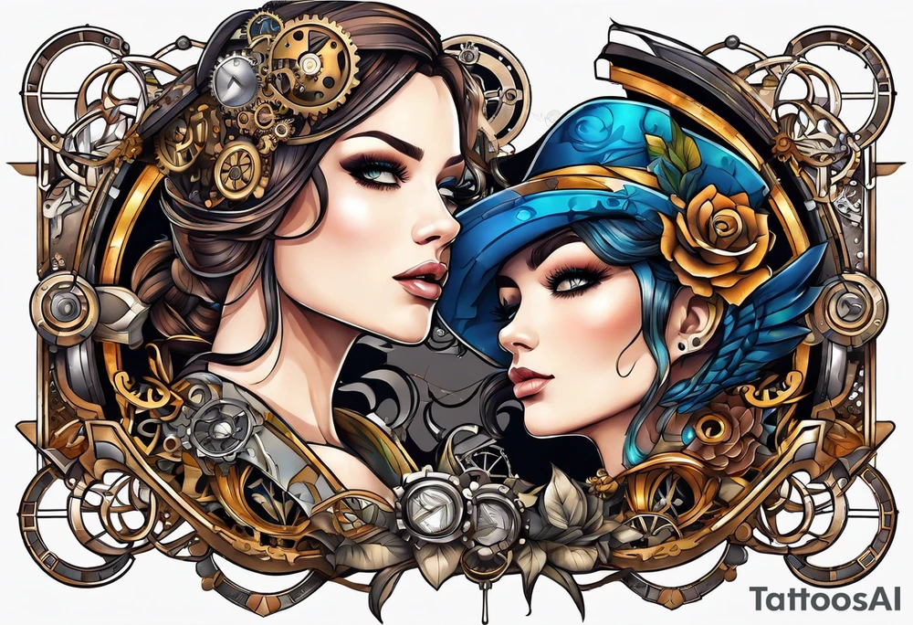 Steampunk tattoo idea