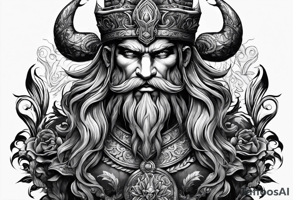 full body strong mythical giant with one eye tattoo idea full body strong mythical giant with one eye tattoo idea