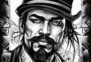 Gangster tattoo idea