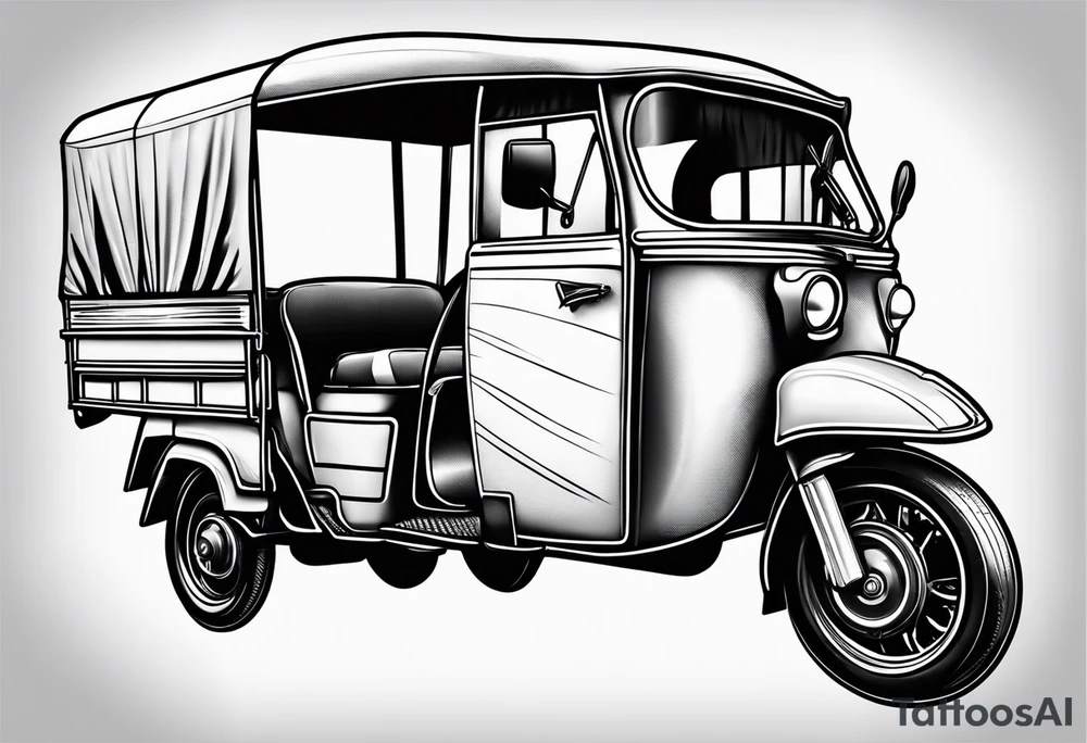Tuk tuk tattoo idea
