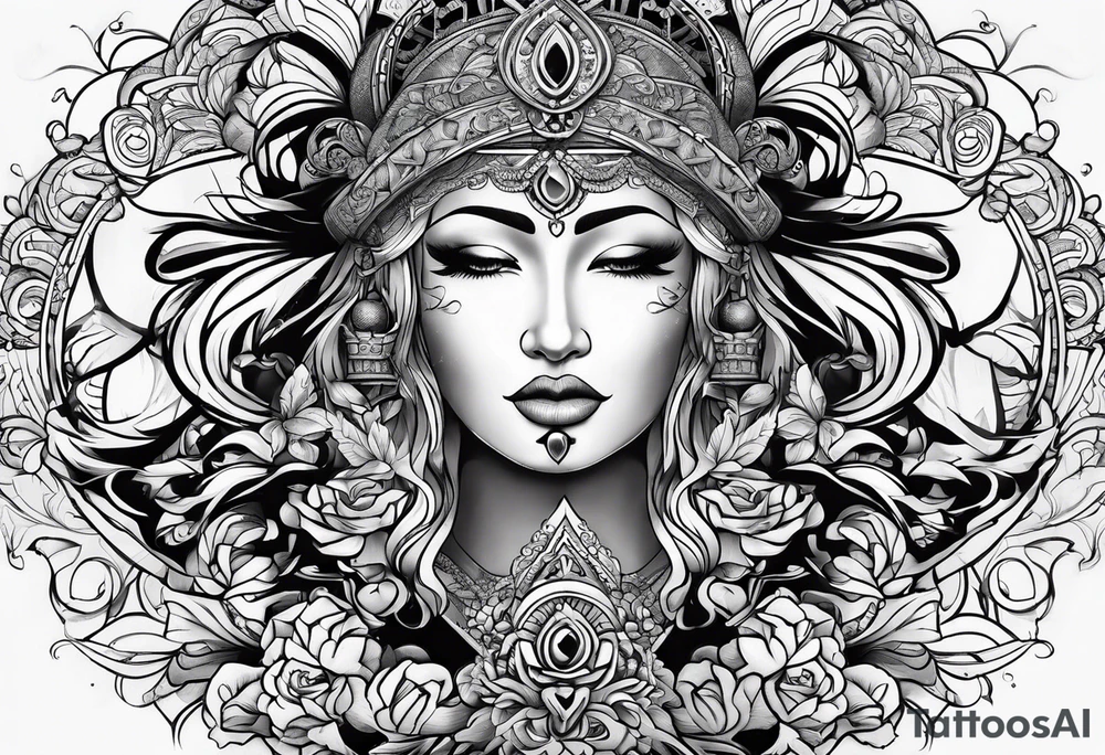 God is love tattoo idea