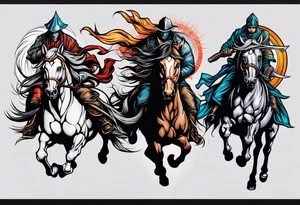 Four horsemen tattoo idea