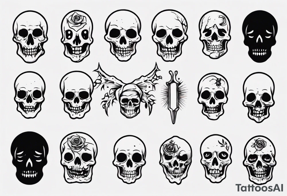 Creepy death tattoo idea