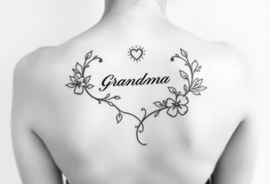 Memorial for grandma who loved gambling tattoo idea