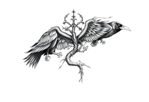 time, yggdrasil, ravens tattoo idea