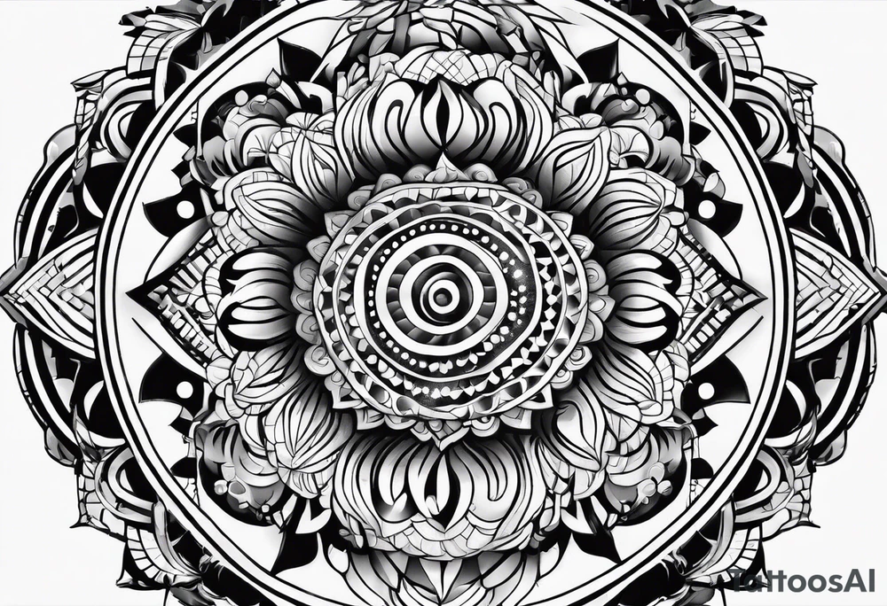 Circles tattoo idea