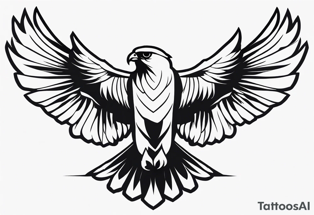 Fierce Falcon tattoo idea