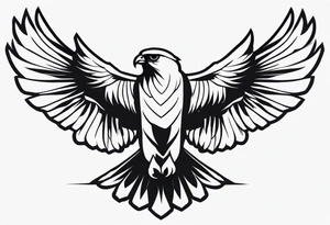 Fierce Falcon tattoo idea