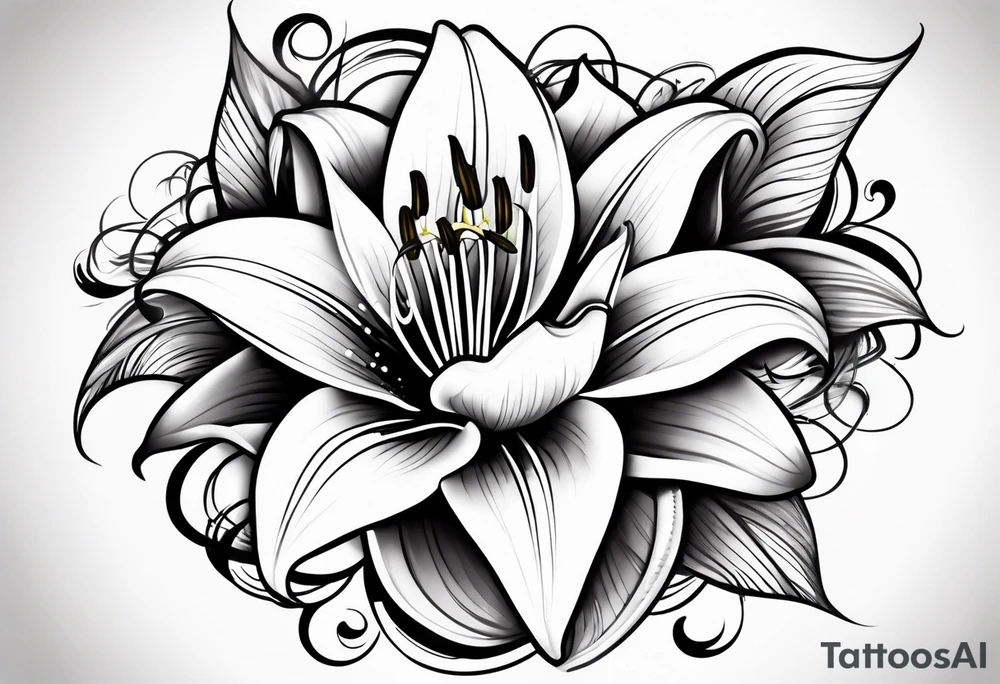 Lily tattoo idea