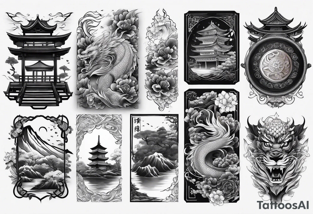 Japanese sleeve tattoo idea