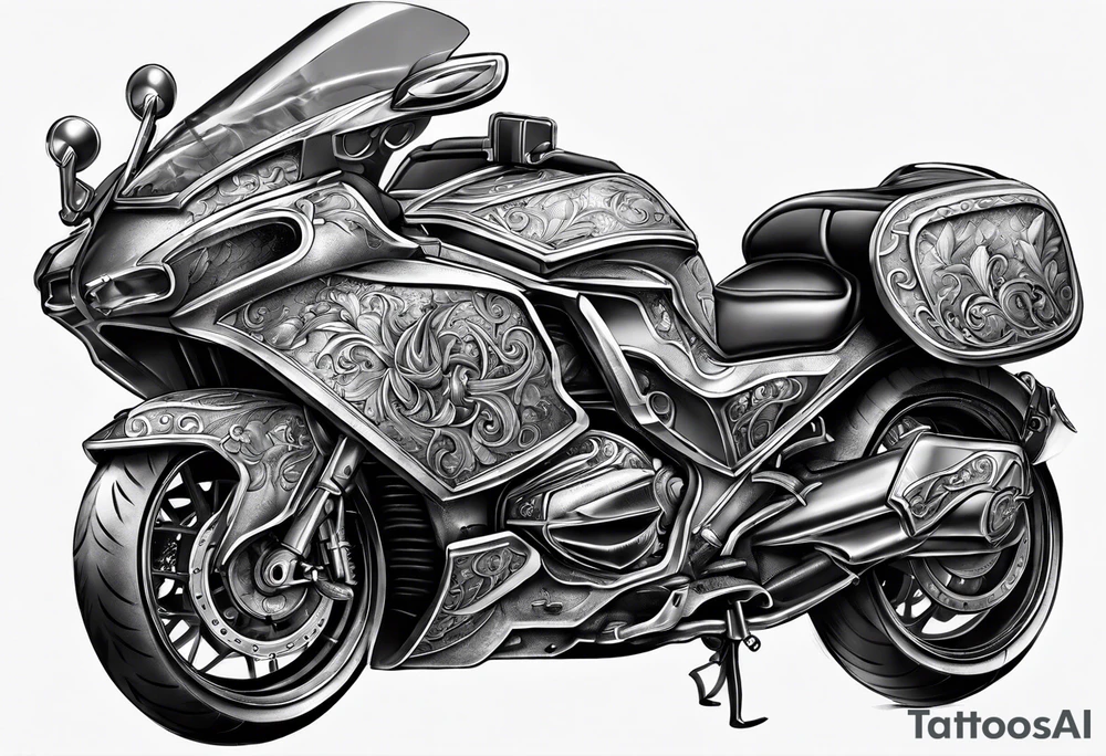 French armor tattoo idea