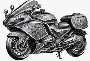 French armor tattoo idea