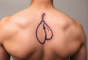 line drawing of penis tattoo idea