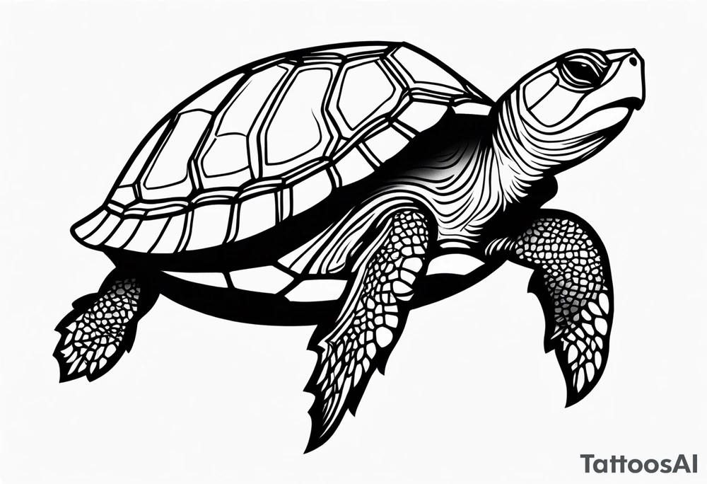 Turtle tattoo idea