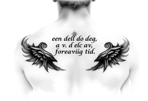 Quote: en del av deg forevig tid. Pappa 20.12.24 tattoo idea