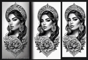 mexican style arm tattoo tattoo idea