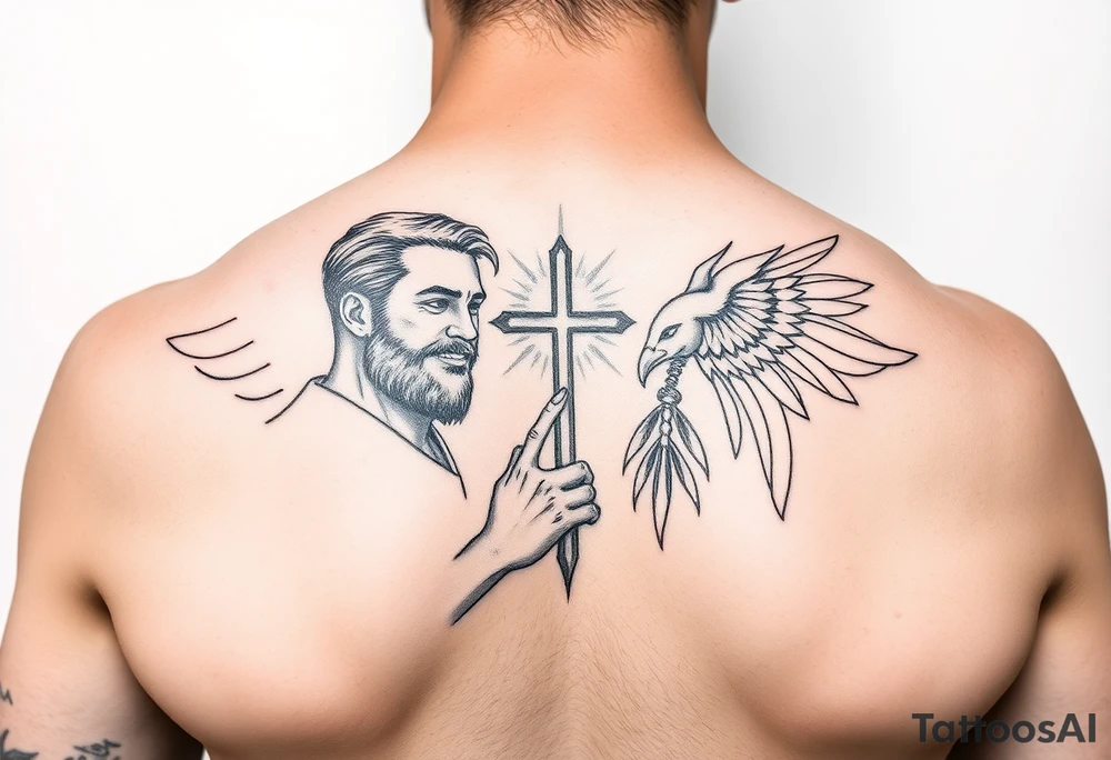 father son and holy spirit tattoo tattoo idea