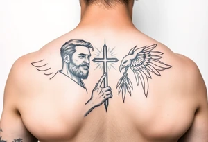 father son and holy spirit tattoo tattoo idea