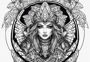 scale armor tattoo idea