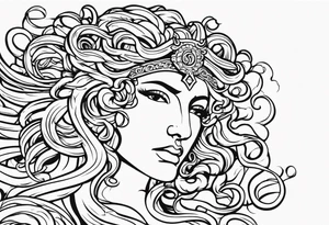 Gorgon Medusa, ancient greece tattoo idea
