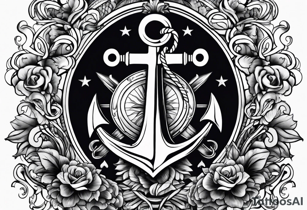 anchor tattoo idea