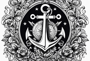 anchor tattoo idea