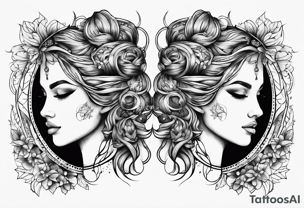 Gemini tattoo idea