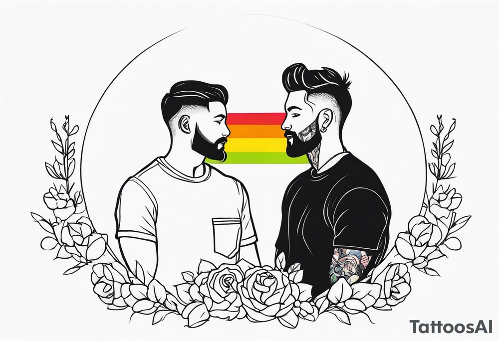Gay couple tattoo idea