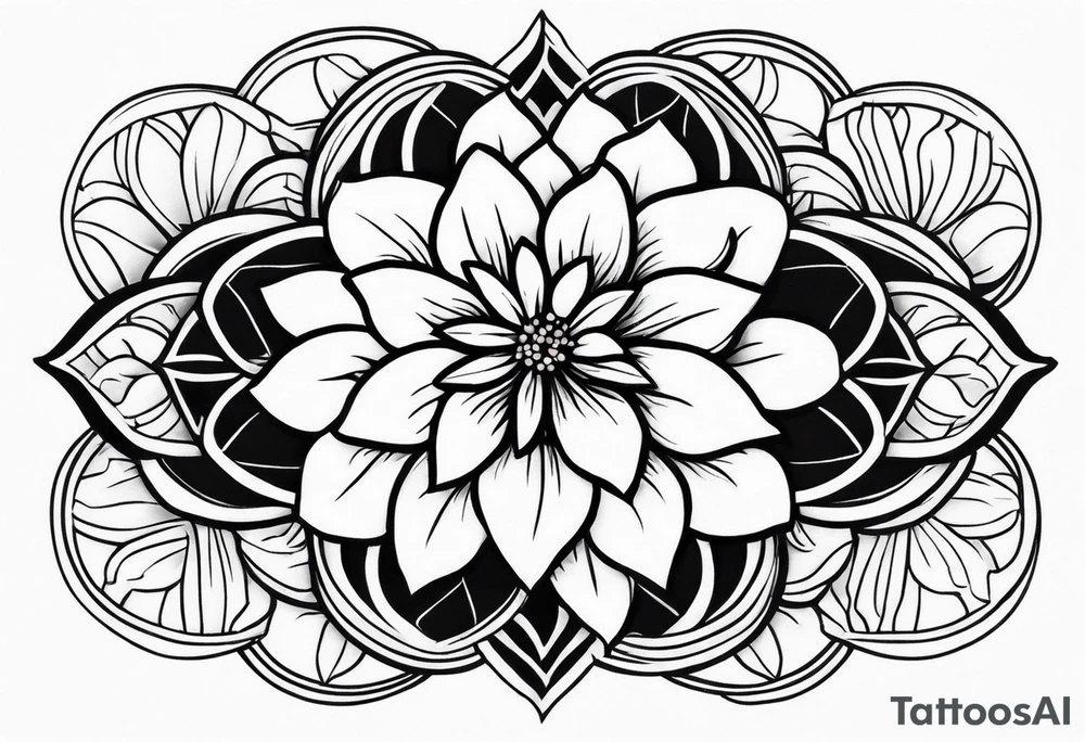 Jasmine flower mini for girls tattoo idea