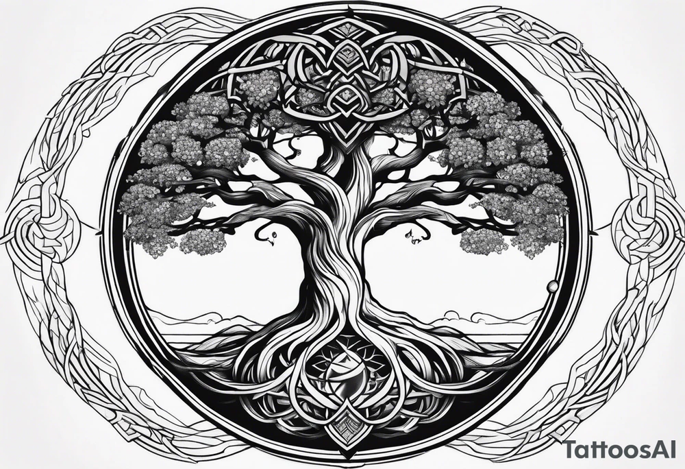 yggdrasil s orlem tattoo idea