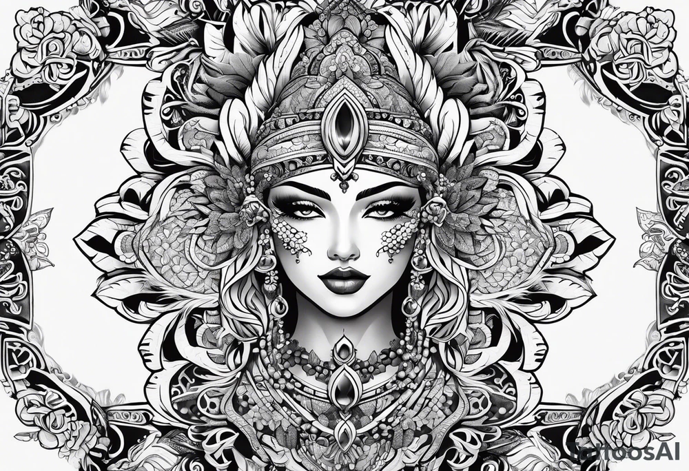 Lace tattoo idea