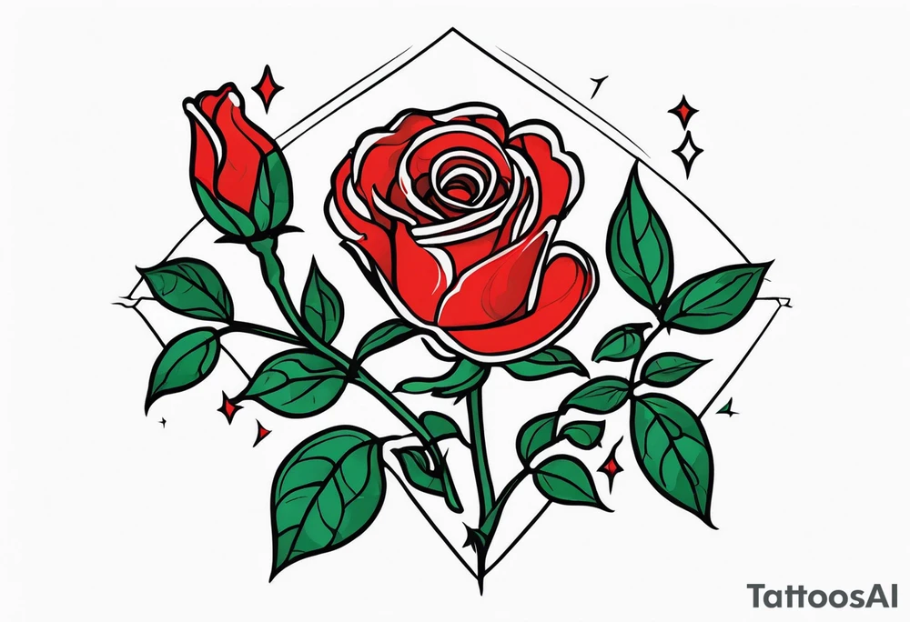 Leuchtturm Stacheldraht Rosen Herz tattoo idea