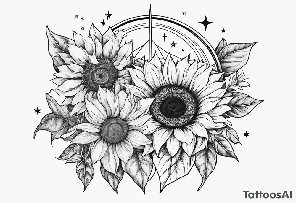 I’m a Capricorn I love sunflowers, stars and set sunsets I also think a Cassiopeia consultation  is tired to me name starts with a W I have 3 kids 1 boy and 2 girls for my  fore arm tattoo idea