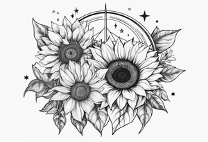 I’m a Capricorn I love sunflowers, stars and set sunsets I also think a Cassiopeia consultation  is tired to me name starts with a W I have 3 kids 1 boy and 2 girls for my  fore arm tattoo idea