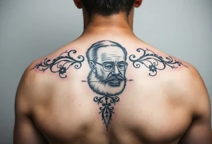 Memorial tattoo for passed away grandpa tattoo idea