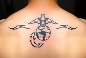 Operation Iraqi freedom combat marine tattoo idea