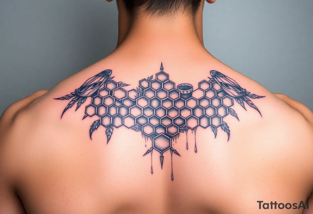 Honey comb tattoo idea