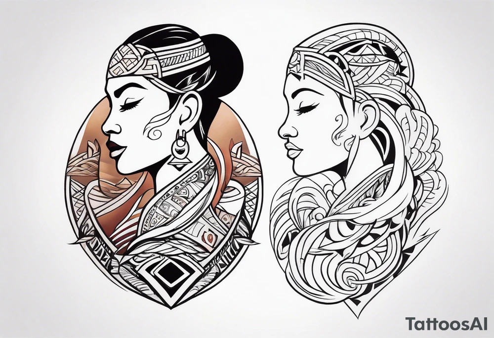 Polynesian minimal neck  tattoo tattoo idea
