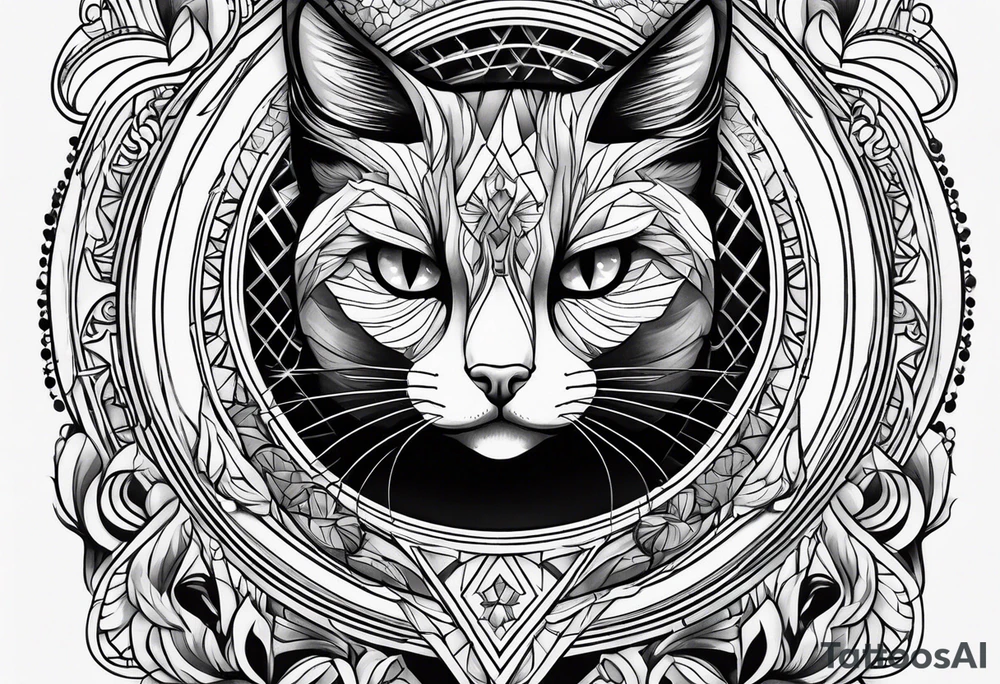 Black Cat tattoo idea