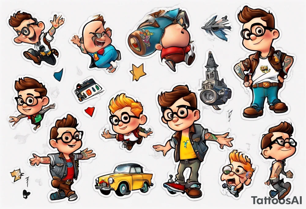 up! movie boy tattoo idea