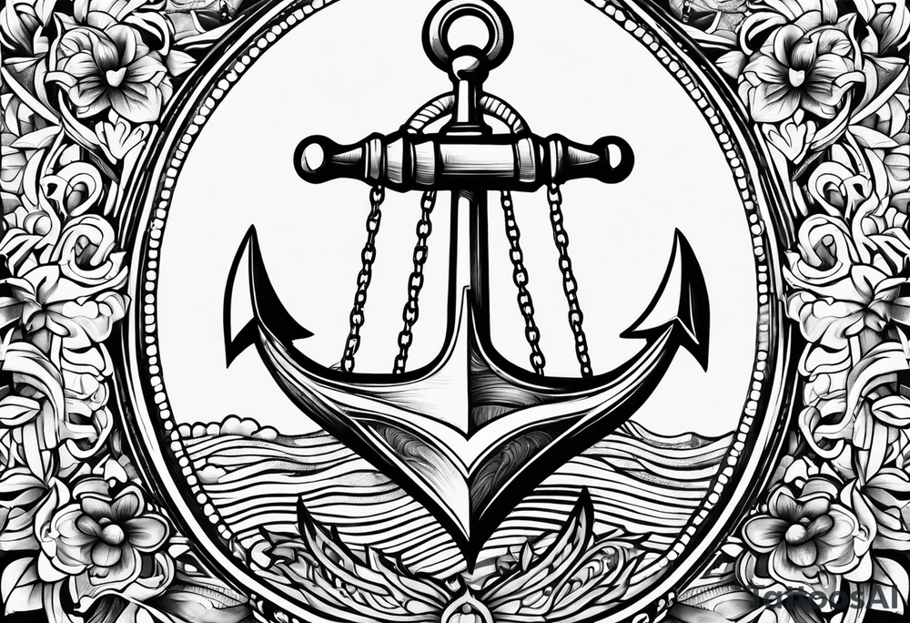 anchor tattoo idea