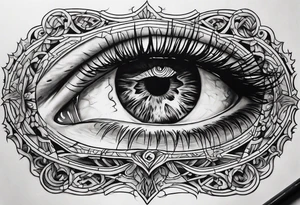 upside down broken sword tattoo idea