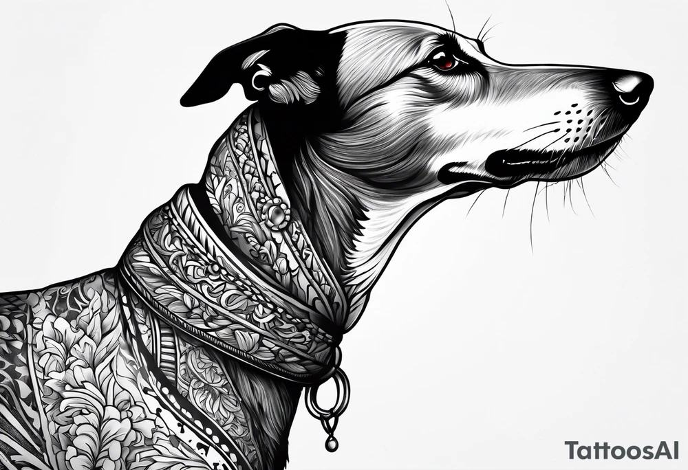 Greyhound tattoo idea
