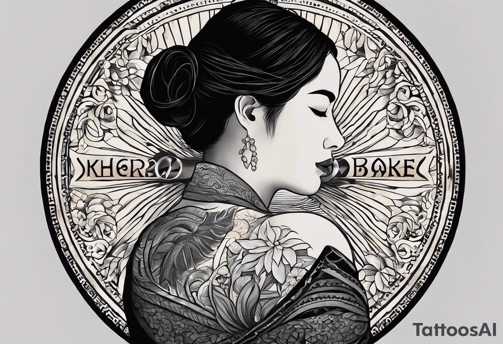I want a tatoo on my back to show my life journey with a minimalist style. 
. Until January 9,2023, at the age of 45, my life was dark, painful, and repeating patterns of unimaginable trauma and abuse. On January 9, 2023, my current abuser was going to kill me. I had excepted my fate and was ready for it all to stop. However, in a second of time, I chose to live and escaped. After a year a healing my inner child, facing my inner demons and heavy shadow work, my inner child and I found our self worth. We've learned to love and except all that we are, and see the world with fresh eyes. The world is so colorful now. Energies surround us. We are no longer in constant survival mode, and we will spend every second we have left living. tattoo idea