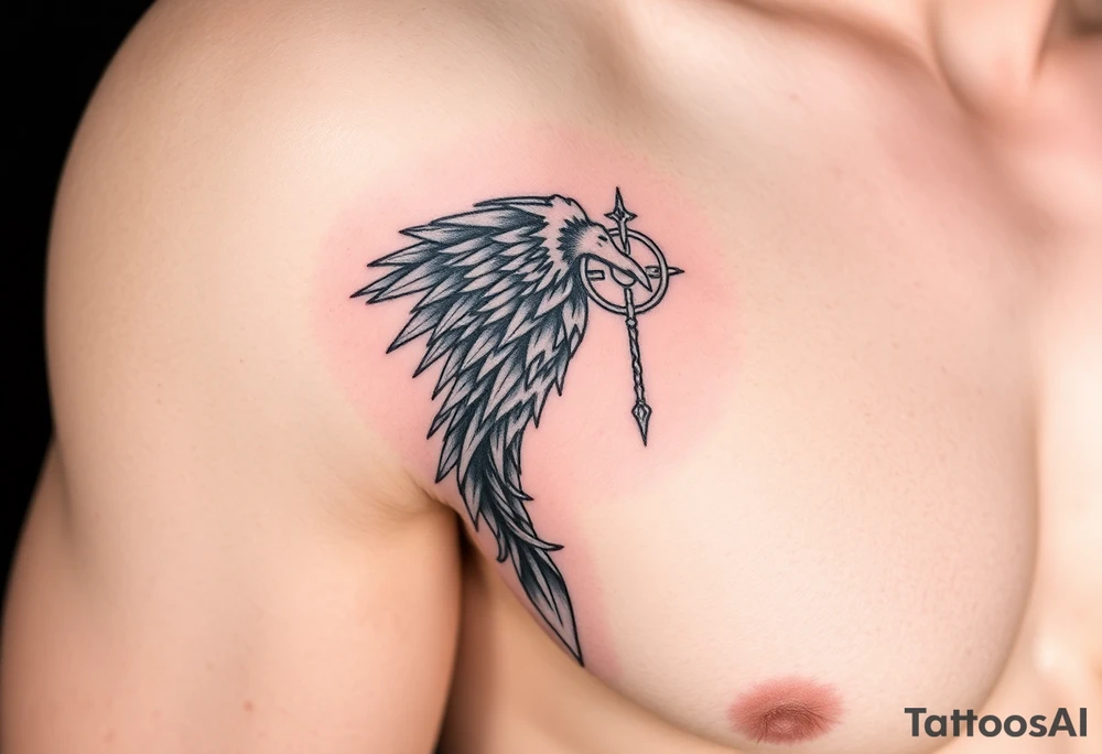 Bringer of light with a small L attached tattoo idea