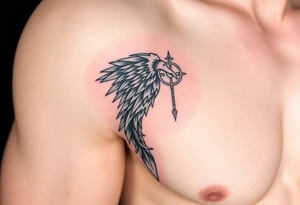 Bringer of light with a small L attached tattoo idea