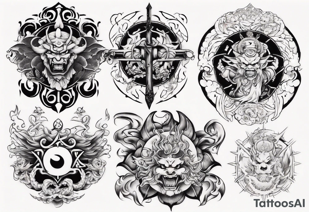 God’s strength tattoo idea