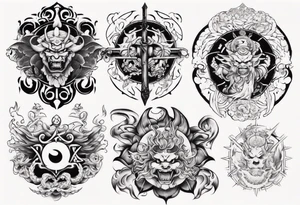 God’s strength tattoo idea