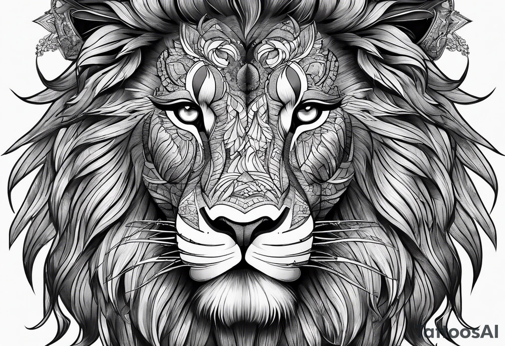 lion tattoo idea