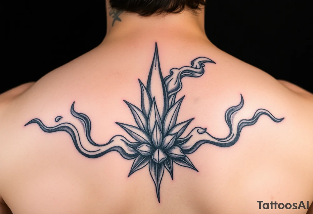 Dope in smoke tattoo idea